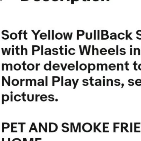 Melissa And Doug K's Kids Pull Back Soft School Bus Pull Back Vehicle Toy 9M+ - Picture 2 of 11